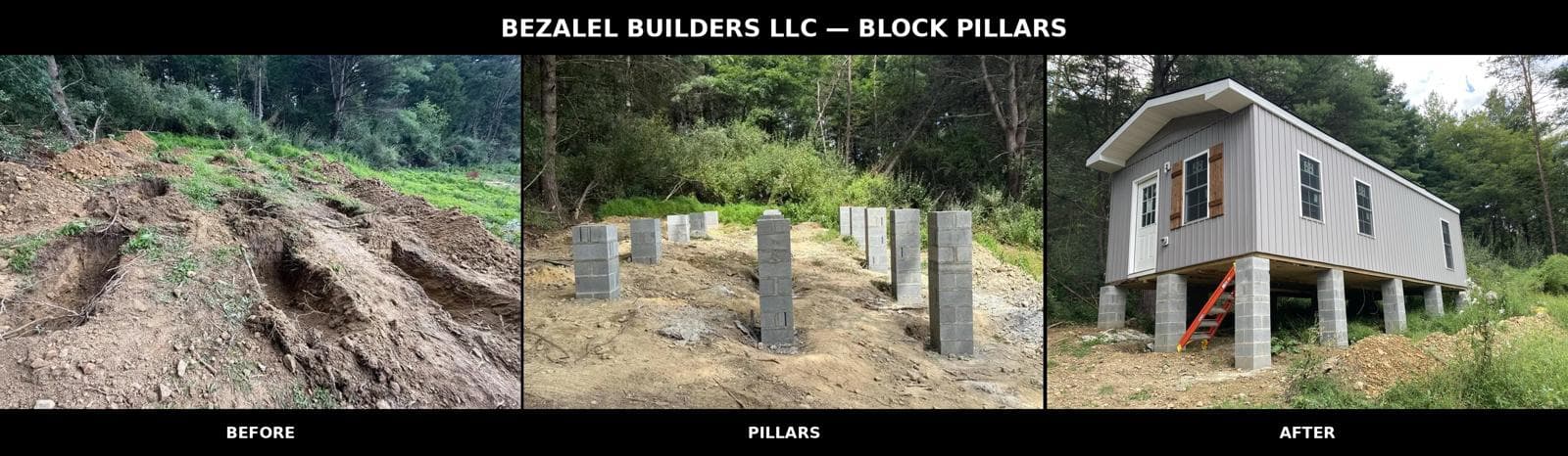 Block Pillar Installation
