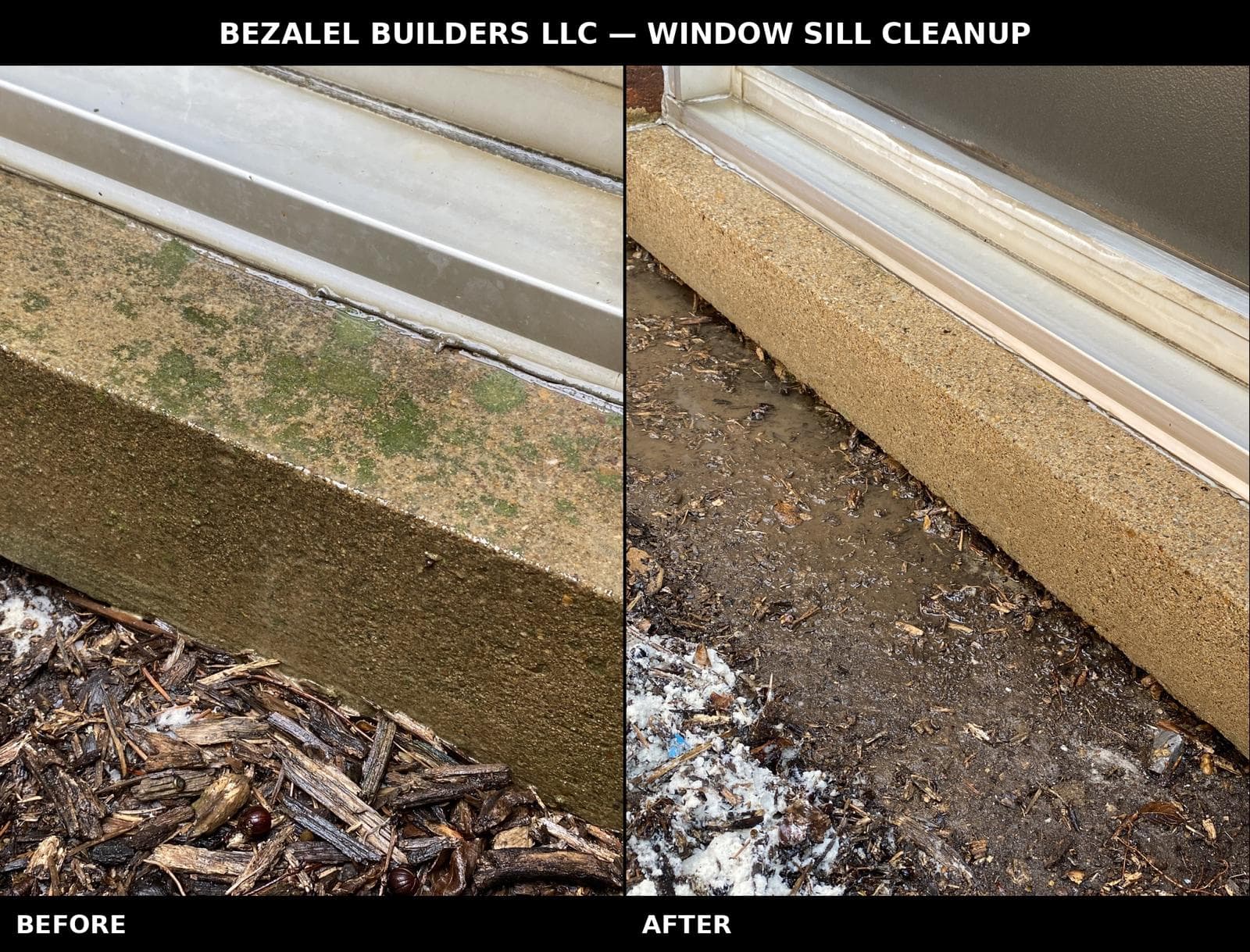 Window Sill Cleanup